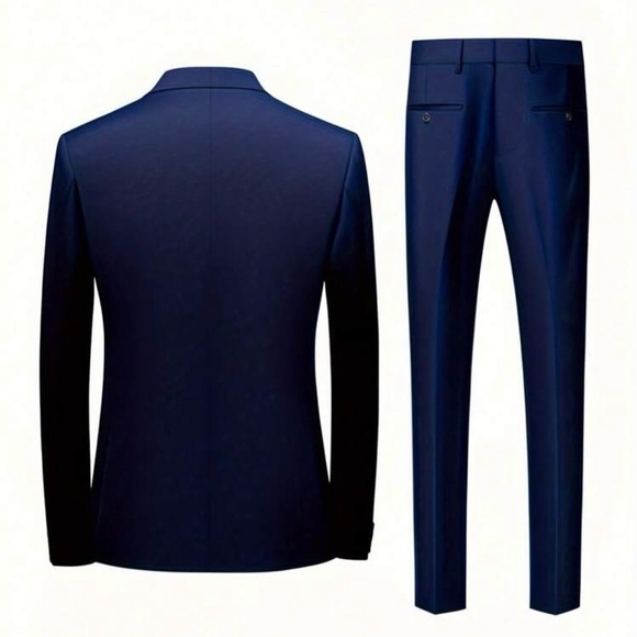 Classic Navy Men's or Black Suit - Picture 3 of 6